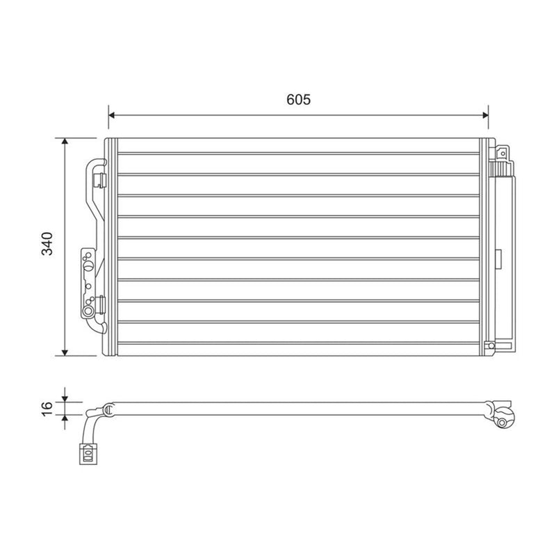 Valeo Air Conditioning Condenser 814191