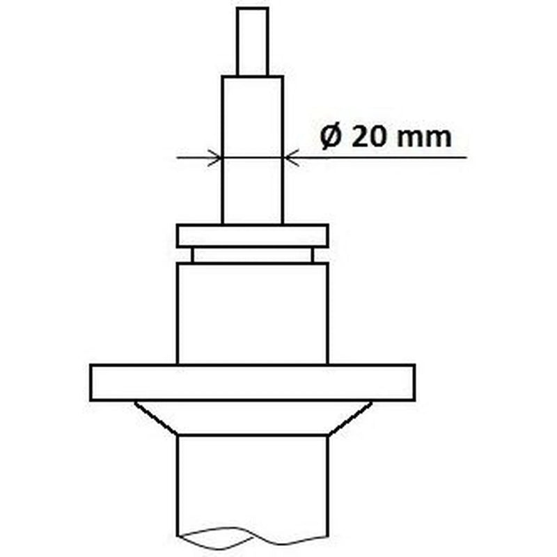 KYB Shock Absorber Damper Strut Front 3338041