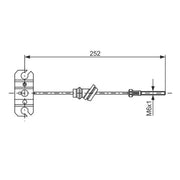 Bosch Handbrake Cable Front 1 987 477 503