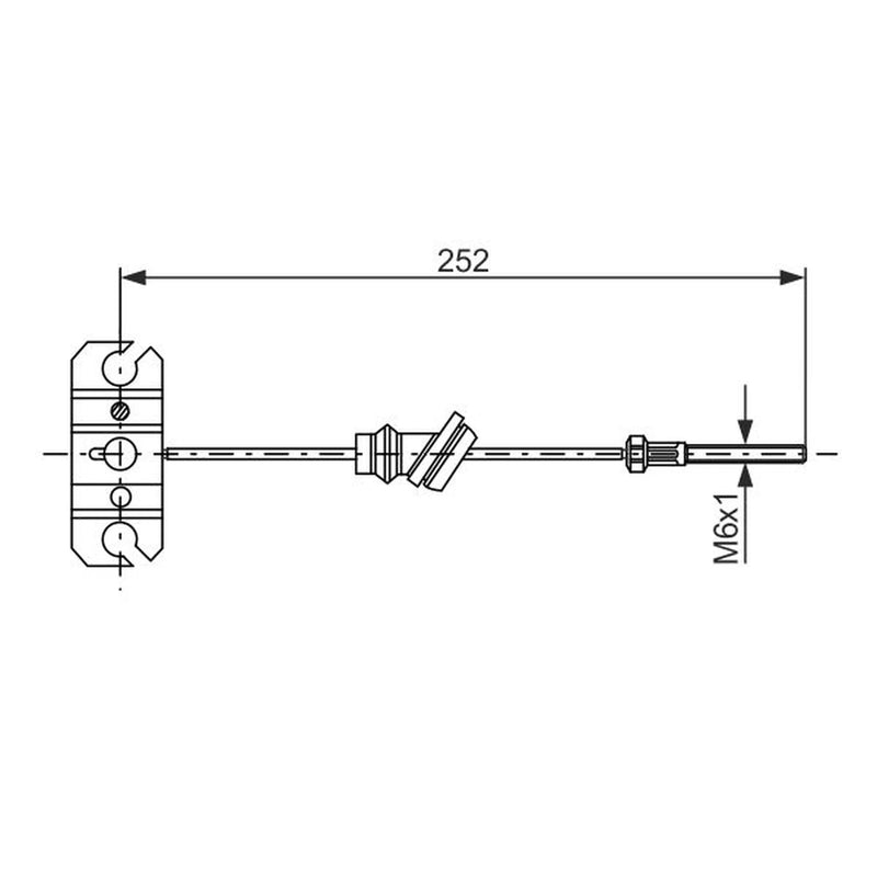 Bosch Handbrake Cable Front 1 987 477 503