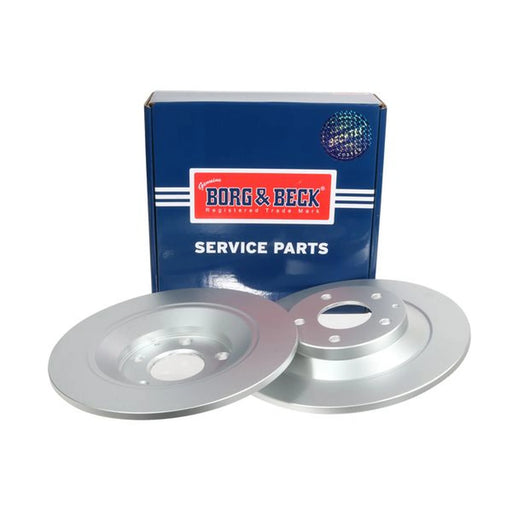 Borg & Beck 2 x Solid Rear Brake Discs BBD5303
