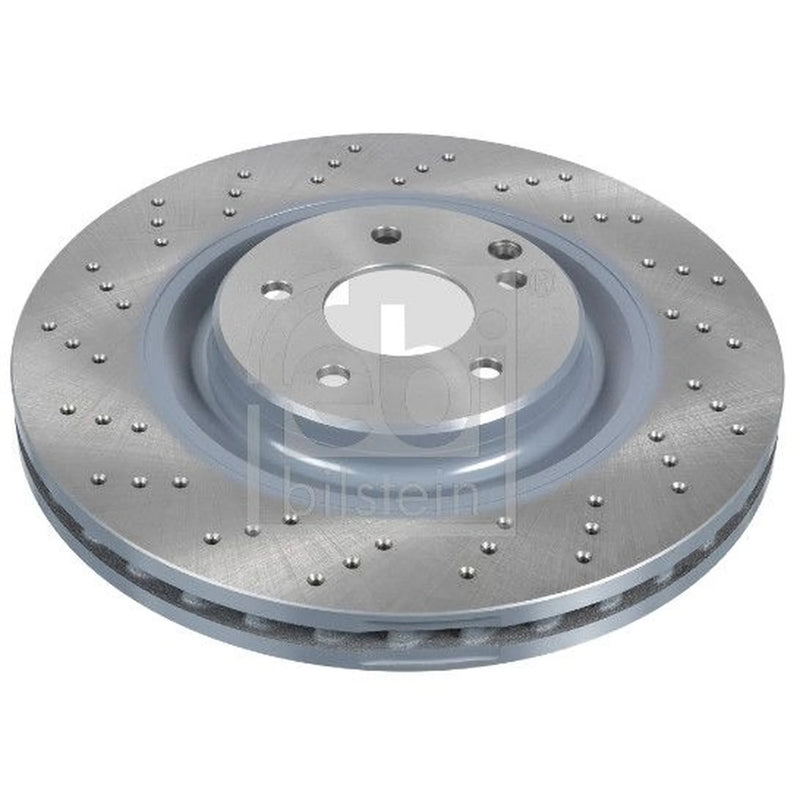 Febi 2 x Perforated/Vented Front Brake Discs 37516
