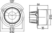 Hella 2SA 011 172-447 Tail Light