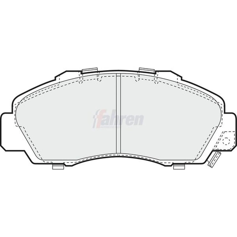 Fahren Front Brake Pad Set FBP3440