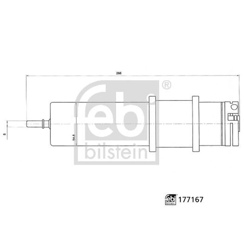 Febi Fuel Filter Element 177167