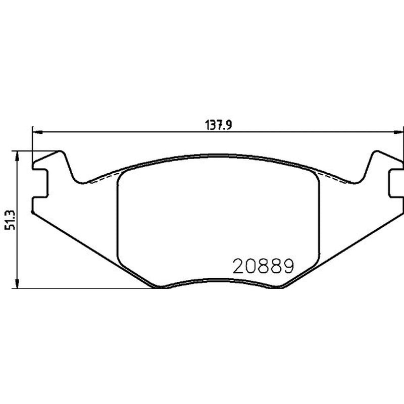 Mintex Front Brake Pad Set MDB1273