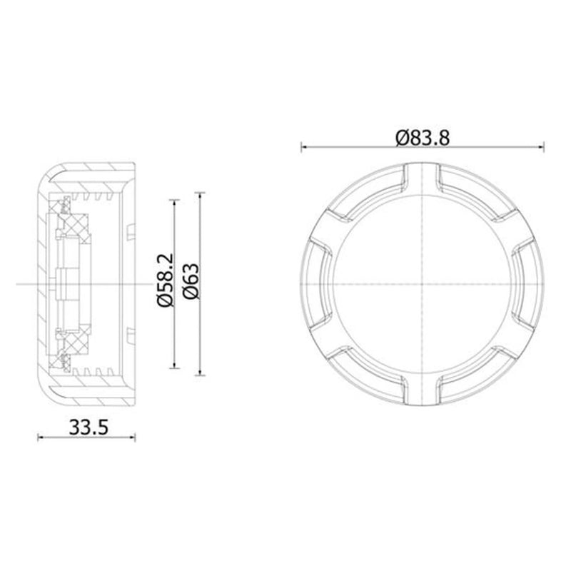 Mahle Coolant Expansion Tank Cap CRTC 3 000S
