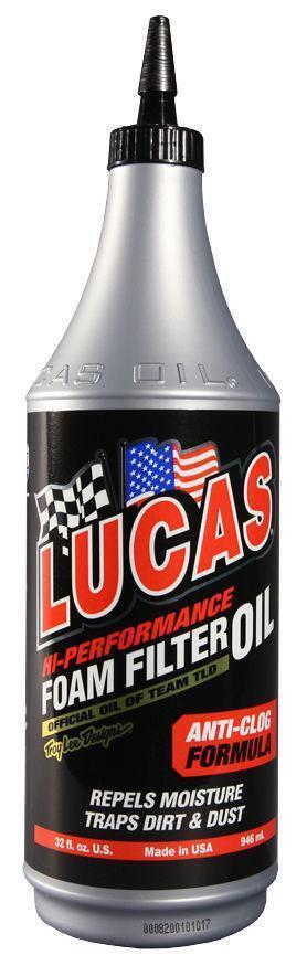 Lucas Oil Foam Air Filter Oil 946ml Anti-Clog