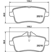 Mintex Rear Brake Pad Set MDB3245