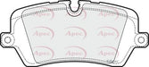 Apec Brake Pads Rear Fits Land Rover Discovery Range Brand - Town Parts