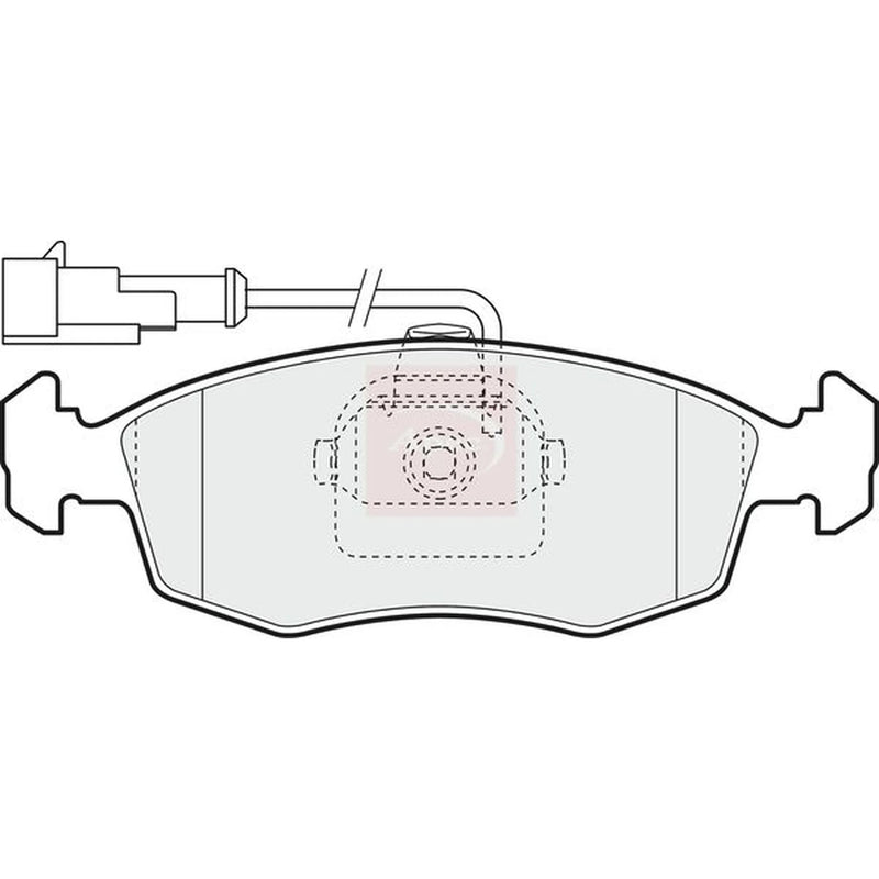 Apec Front Brake Pad Set PAD1427
