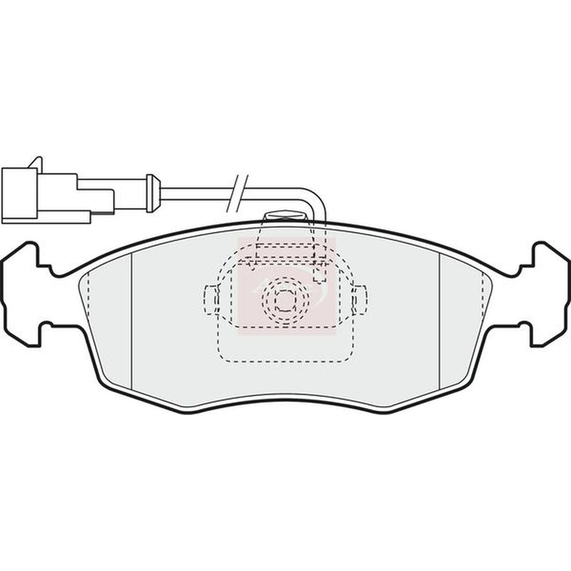 Apec Front Brake Pad Set PAD1427