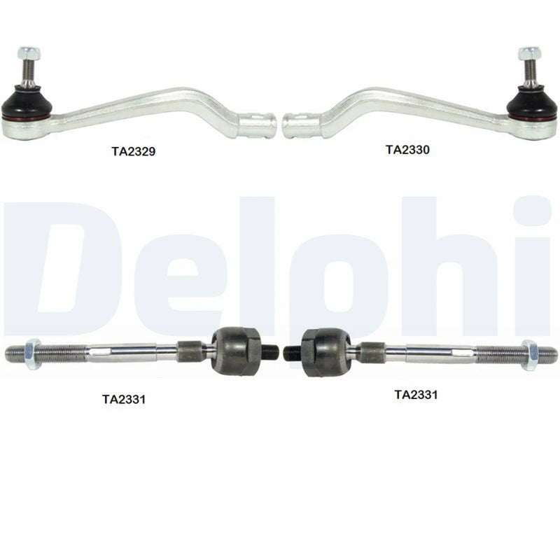 Delphi Steering Tie Rod Inner Rack End Joint Front TC1980KIT