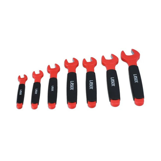 Laser Tools Insulated Open Ended Spanner Set 7pc - PL