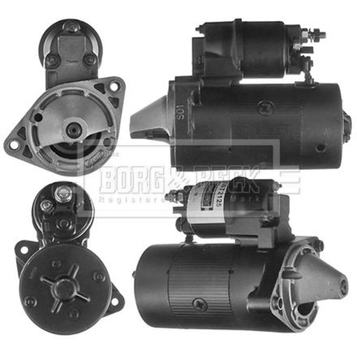 Borg & Beck Starter Motor 12V 0.8kW 8 Teeth BST2125