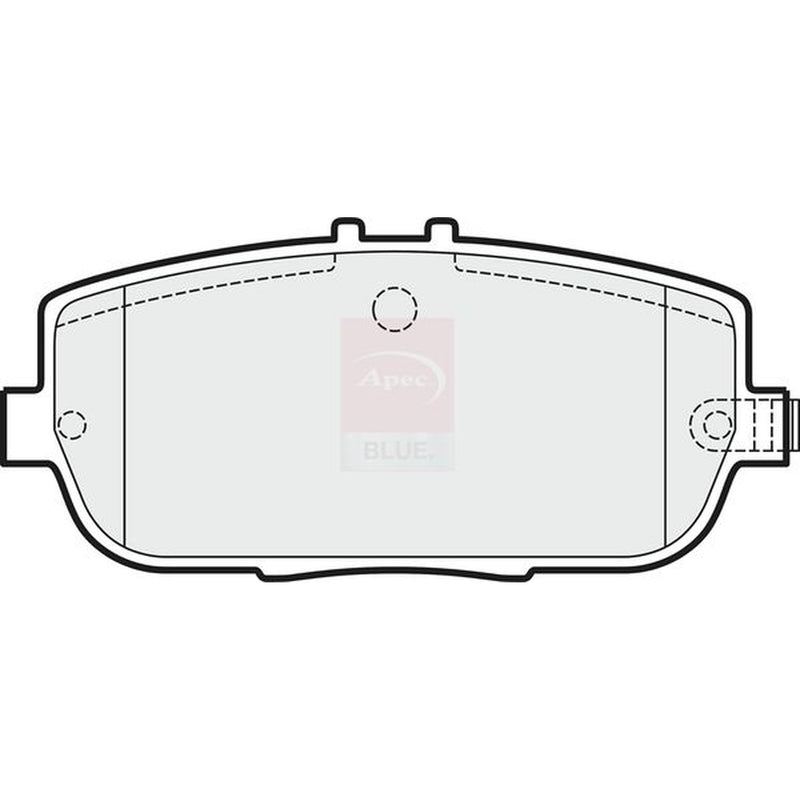Apec Rear Brake Pad Set PD3336