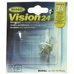 Ring Automotive RU453LL 12V 55W H3 P14.5S Halogen Headlamp (Long Life) Ring  - Town Parts