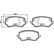 Mintex Front Brake Pad Set MDB4285