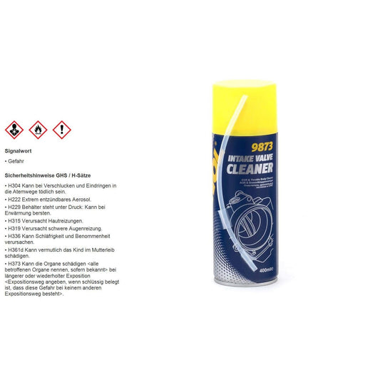 MANNOL Intake Valve EGR IAC and Throttle Body Cleaner Diesel Petrol 400ML 9873