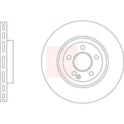 Apec 2 x Vented Front Brake Discs DSK3488