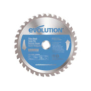 Evolution Thin Steel Cutting Circular Saw Blade 180 x 20mm x 36T - M180TCT-36CS