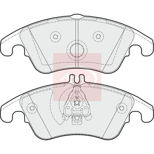 Apec Front Brake Pad Set PAD1620