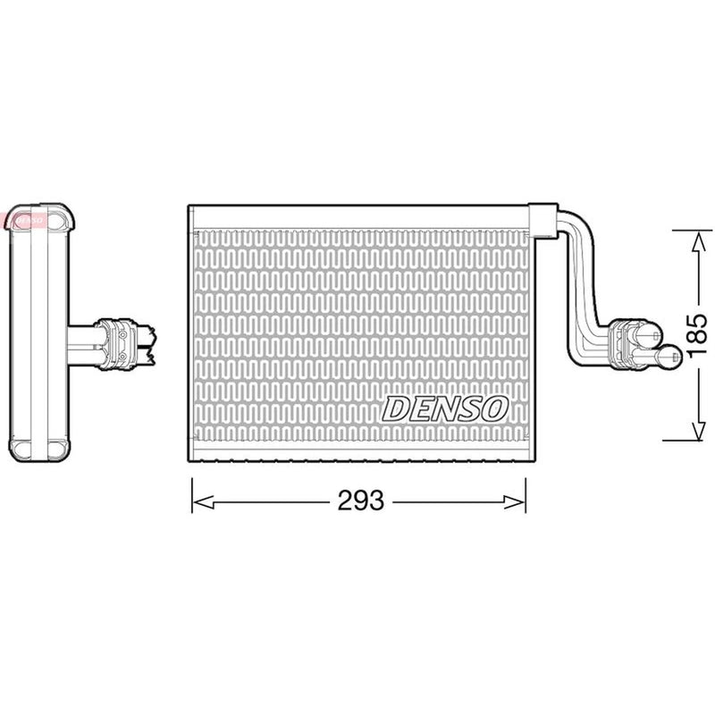 Denso Air Conditioning Evaporator DEV05002