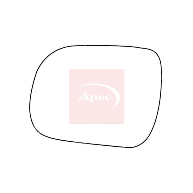 Apec Exterior Wing Mirror Glass Left AMS2703