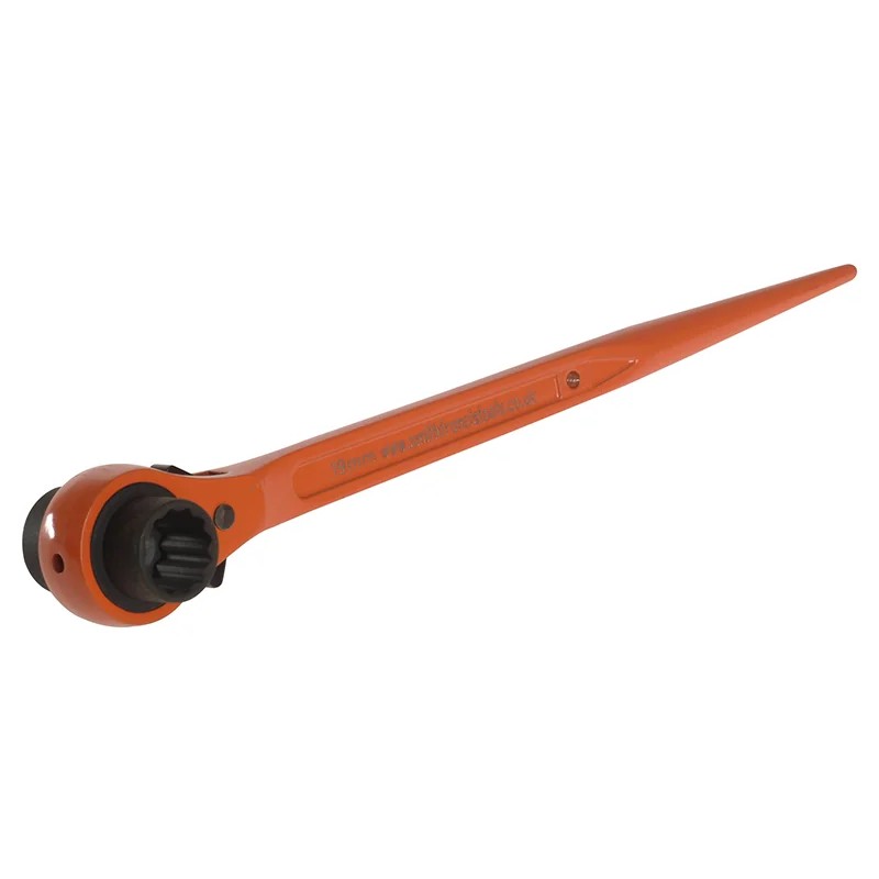 Priory 603 Reversible Ratchet Spanner Podger 19 x 21mm Hi-Vis - PRI603TAG