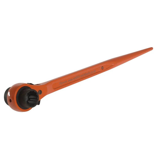 Priory 603 Reversible Ratchet Spanner Podger 19 x 21mm Hi-Vis - PRI603TAG
