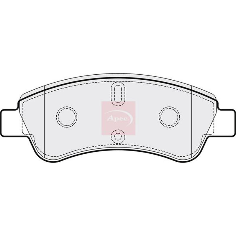 Apec Front Brake Pad Set PAD1198