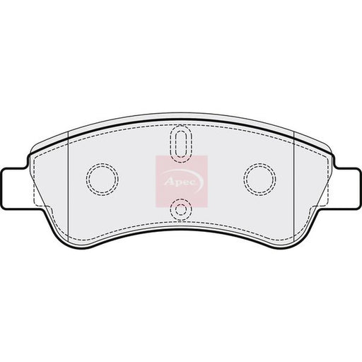 Apec Front Brake Pad Set PAD1198