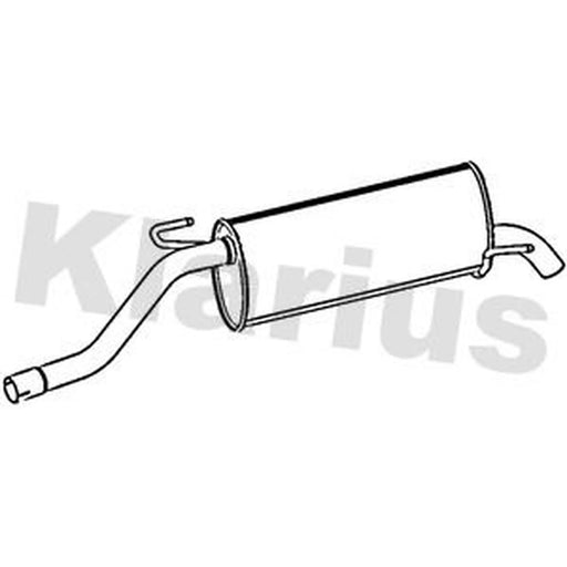 Klarius Box With Tail Pipe Rear FT923E