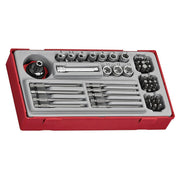 Teng Tools Socket & Bits Set TT1 48 Pieces 1/4" Drive