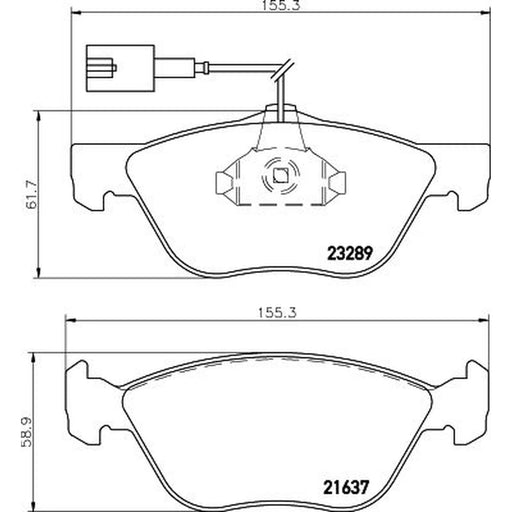 DON Front Brake Pad Set PCP1325