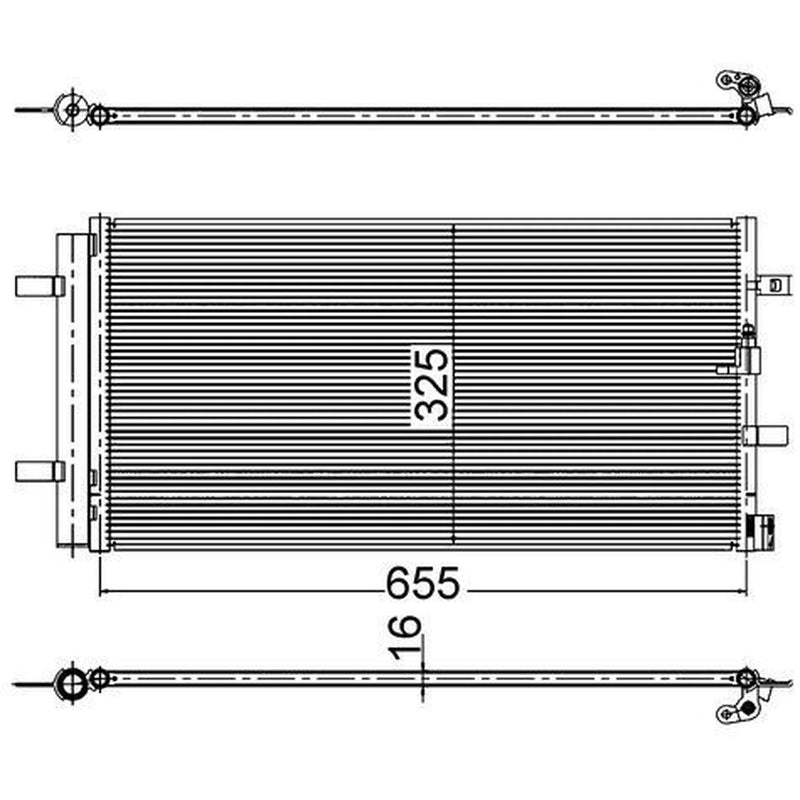 Mahle Air Conditioning Condenser AC 2 000S