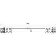 NAPA Brake Hydraulic Hose Line Rear Left NBH1273