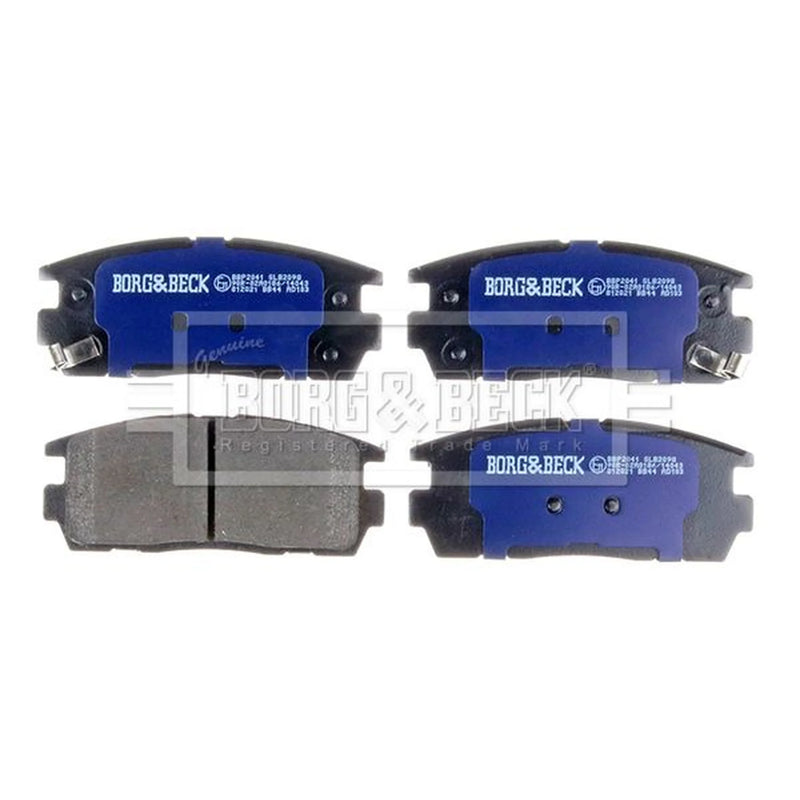 Borg & Beck 4 x Rear Brake Pad Set BBP2041