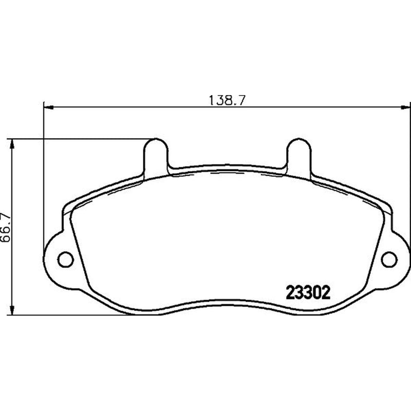 Mintex Front Brake Pad Set MDB1993