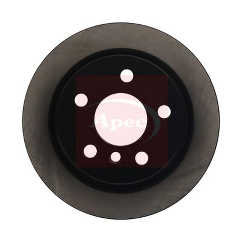 Apec 2 x Solid Rear Brake Discs DSK3125