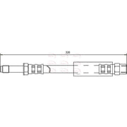 Apec Brake Hydraulic Hose Line Rear HOS3311