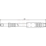 Apec Brake Hydraulic Hose Line Rear HOS3311
