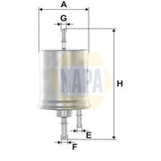 NAPA Fuel Filter Element NFF2243