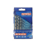 Faithfull Professional HSS Jobber Drill Bit Set, 13 Piece (1.5 - 6.5mm)