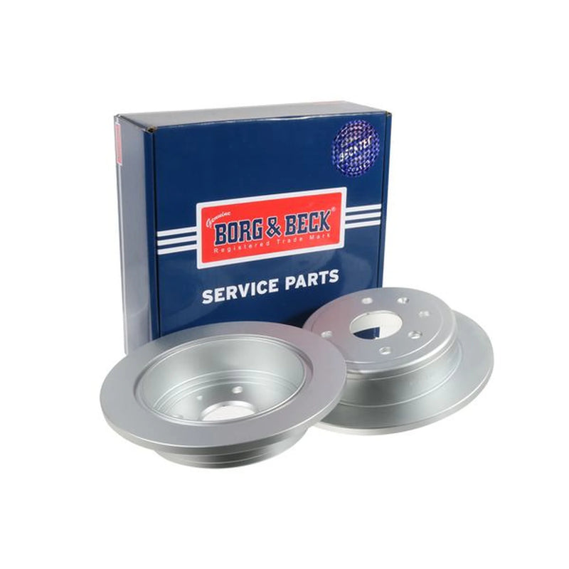 Borg & Beck 2 x Rear Brake Discs BBD4582