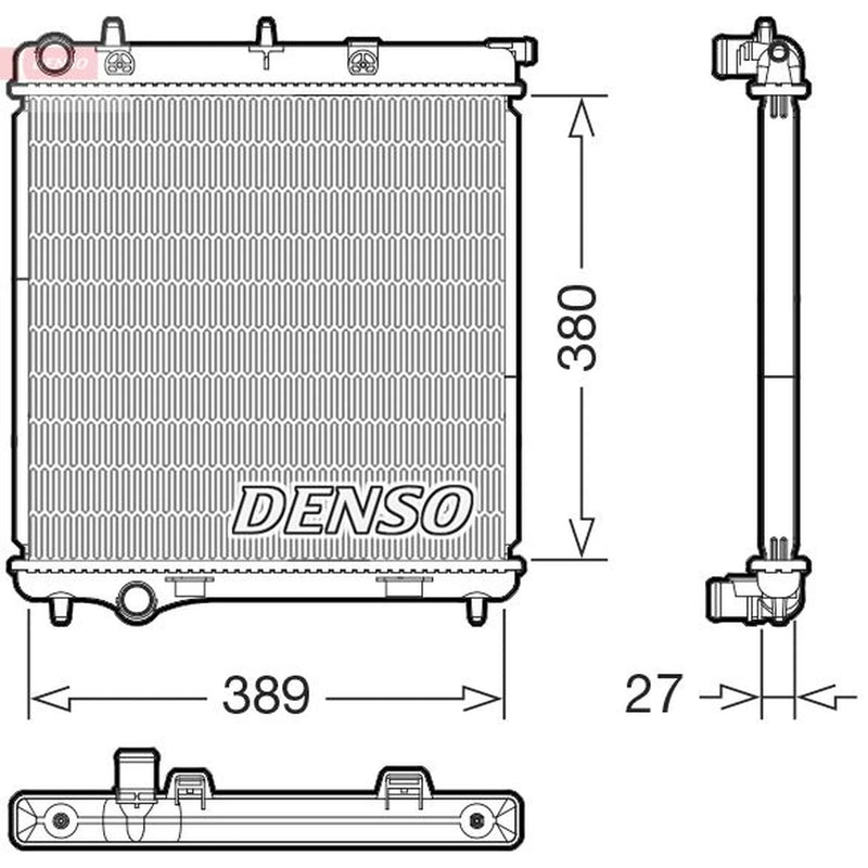 Denso Engine Radiator DRM21108