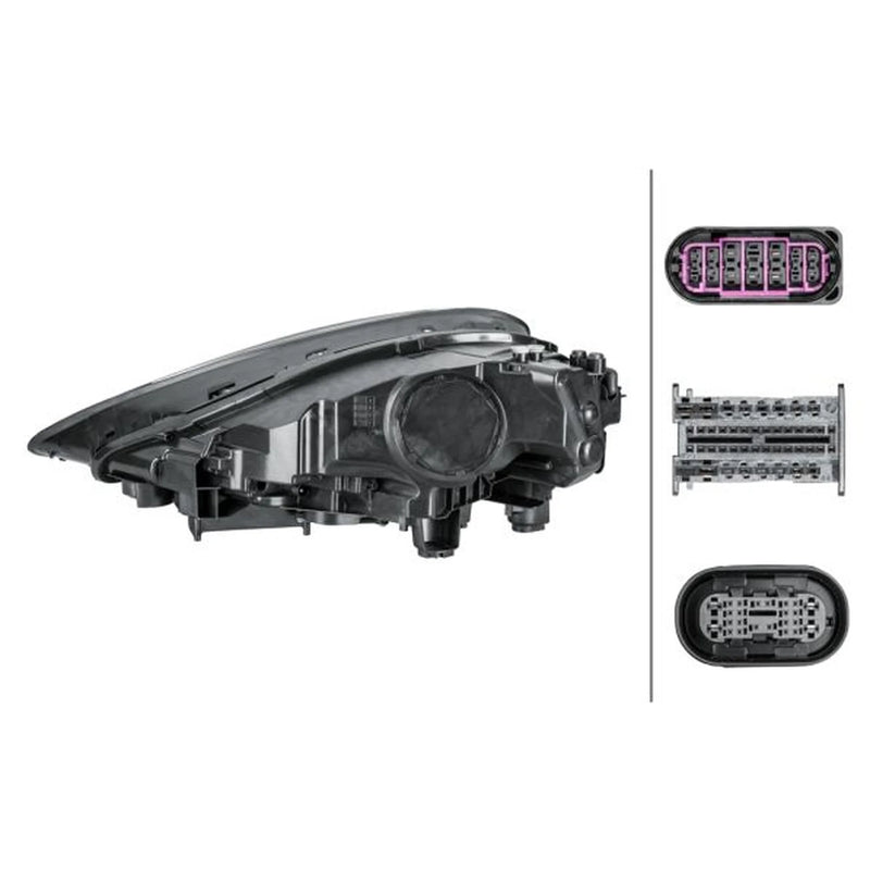 Hella Headlight Headlamp LED Right 1EX 014 690-081