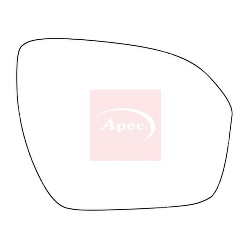 Apec Exterior Wing Mirror Glass Right AMS2840