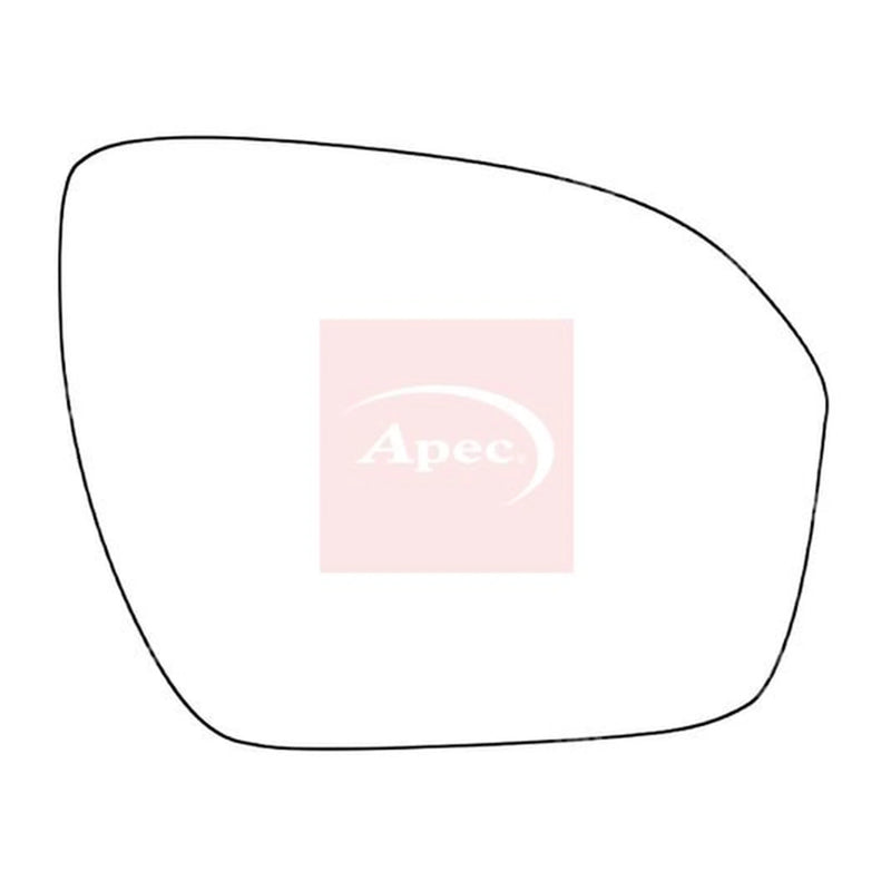 Apec Exterior Wing Mirror Glass Right AMS2840