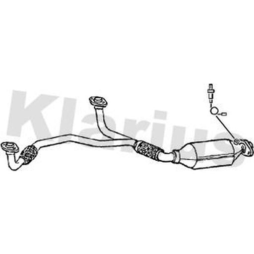 Klarius Catalyst Type Approved With Pipe Front 321458